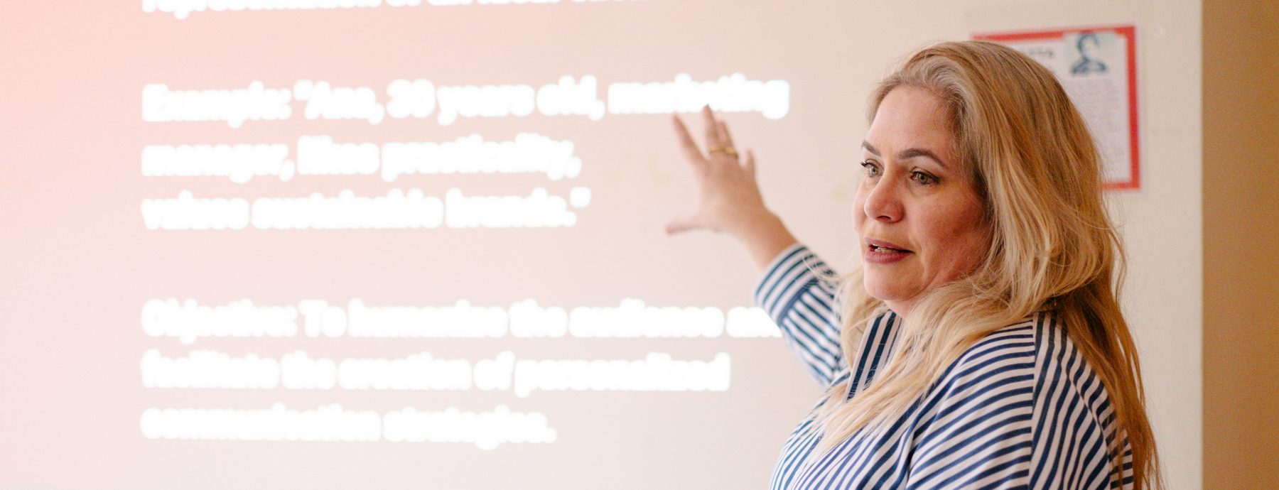 Mila Juns presenting at a previous workshop in Amsterdam